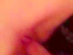 Guy starts by playing with GF pussy and ends in fucking her