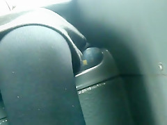 Girl's legs in the bus 22