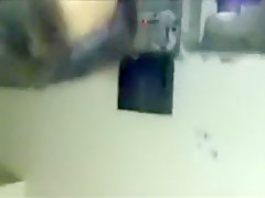 Randi customer talking with customer while getting fucked