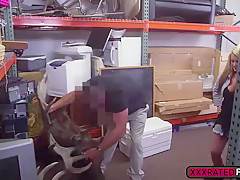 Lustful lesbians share Shawns dick for cash