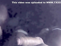 Step-brother gets first oiled up handjob from curvy sister