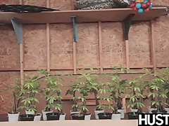 Young herbalist Rilynn Rae drilled before draining cock