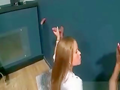 Super Hot Blonde Babe Goes Crazy Jerking