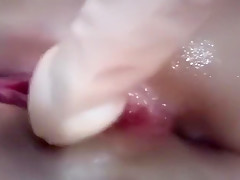 Perfect Pussy playing with dildo 1