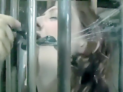 Extreme BDSM with Cages and Chains