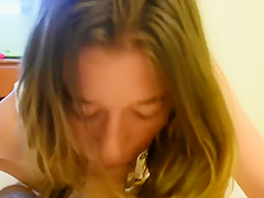 Short blowjob, lots of moaning for my daddy