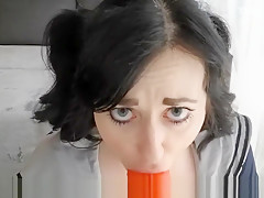 Baby Doll Suckerpunch Cosplay sloppy dragon deepthroat BJ tease & Spit play