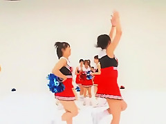 Incredible Japanese model in Exotic Cheerleader, Amateur JAV movie