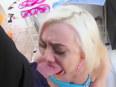 Blonde Babe Maria Jade Receives A Hard Anal Reaming