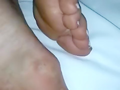 British Milf sleepy rough soles