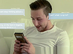 Horny young couple make passionate love