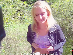 Pickedup european beauty fucked on spycam