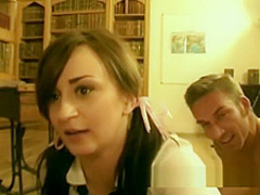 Eighteen year old teen rims old man