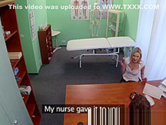 Doctor sinks his cock into blondes tight juicy pussy as sexual