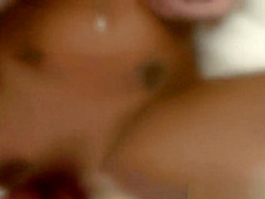 Messy cumshot on ex girlfriend