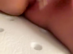 Amateur Masturbates while at work