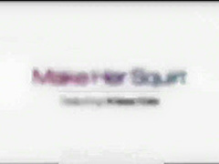 French babe fucked with toy and squirts