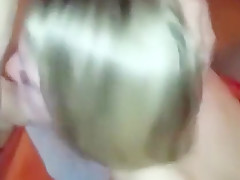 Wife sucks hubby’s cock while I fuck her from behind