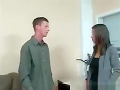 Amazing Brunette Babe Gets Spanked