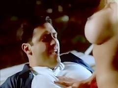 Big Boobs Chick Posing Outdoor