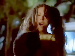 Big Boobs Chick Posing Outdoor