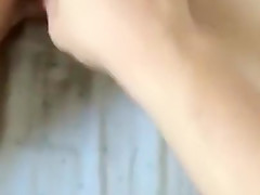 Tied up submissive squirts all over the bed