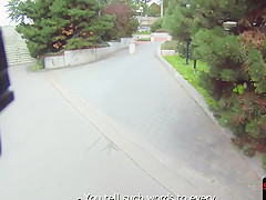 Pickedup babe sucking cock in POV scene