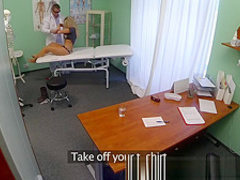 Dizzy young blonde takes a creampie