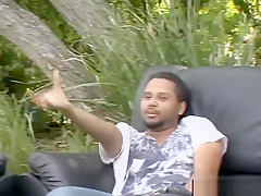 Wild BBC fuckfest in nature fills the area with moans