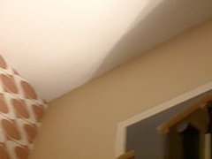 Phoebe creampied in the bathroom