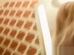 Phoebe creampied in the bathroom