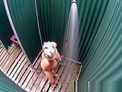 Monster Natural Big Boobs in Shower