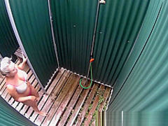 Monster Natural Big Boobs in Shower