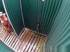 Monster Natural Big Boobs in Shower