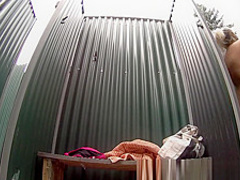 Monster Natural Big Boobs in Shower