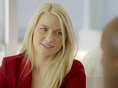 Business Blonde Anikka Albrite Ass Fucked By a BBC