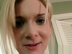 Sexy teen Erika Stryker needs a shower