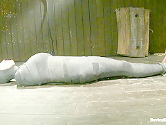 James Deen  Trina Michaels in Tightly wrapped package - DeviceBondage