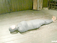 James Deen  Trina Michaels in Tightly wrapped package - DeviceBondage