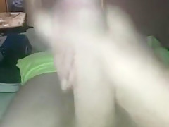 Jerking off my big cock