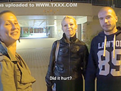 Beautiful Czech Pair Gets Money for GF Exchange