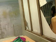 Old prisoner and young girl