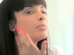 Girl with big tits' first day at work is erotic