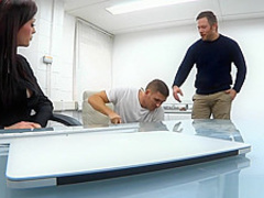 Busty Red-head Secretary