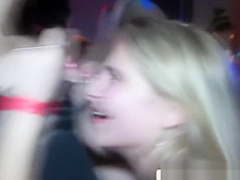 Party girls giving free handjobs