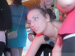 Party girls giving free handjobs