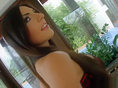 Long haired chick gets her ass penetrated