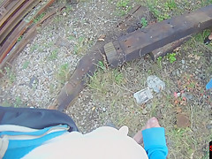 Pickedup beauty tastes jizz on spycam