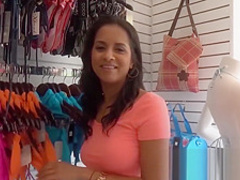 Teen gets pounded in the changing room