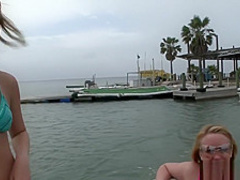 Amateur unpaid cuties in brave action